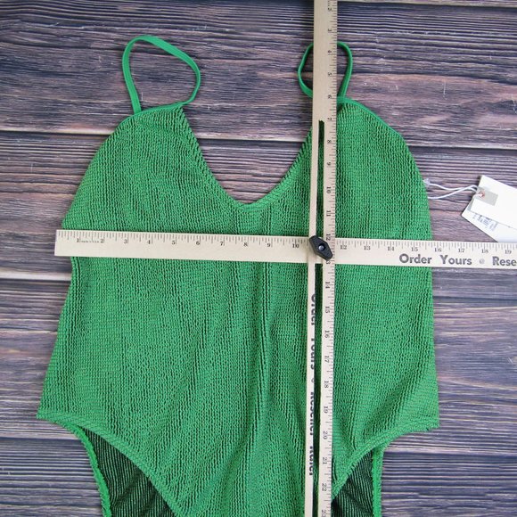 Good American NEW Always Fits Sculpt One Piece Swimsuit Green 4XL/5XL - Picture 5 of 10